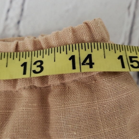 Vtg Linen Lined Trousers Tan 30x31 14 EUC - Picture 4 of 13